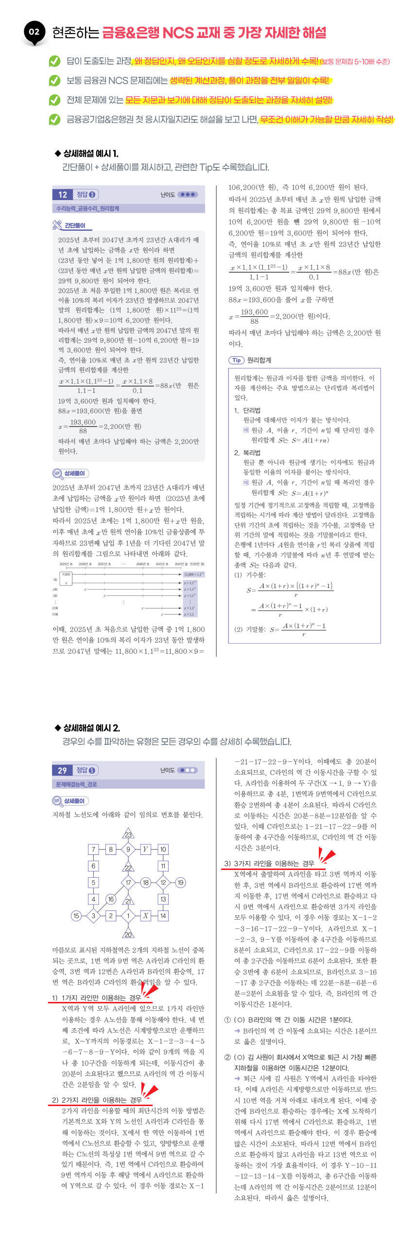 현존하는 금융&은행 NCS 교재 중 가장 자세한 해설