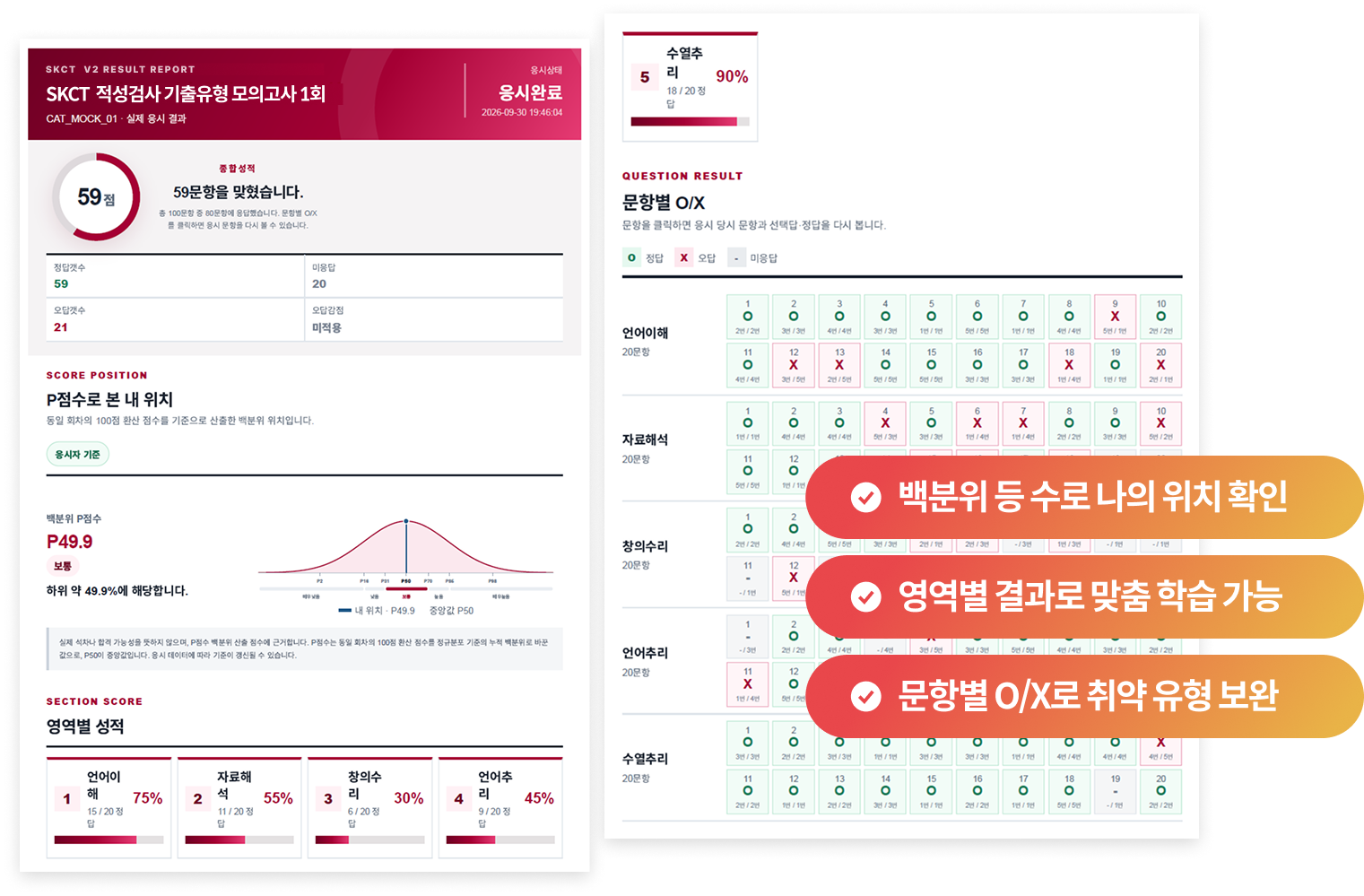 인지검사 (적성)