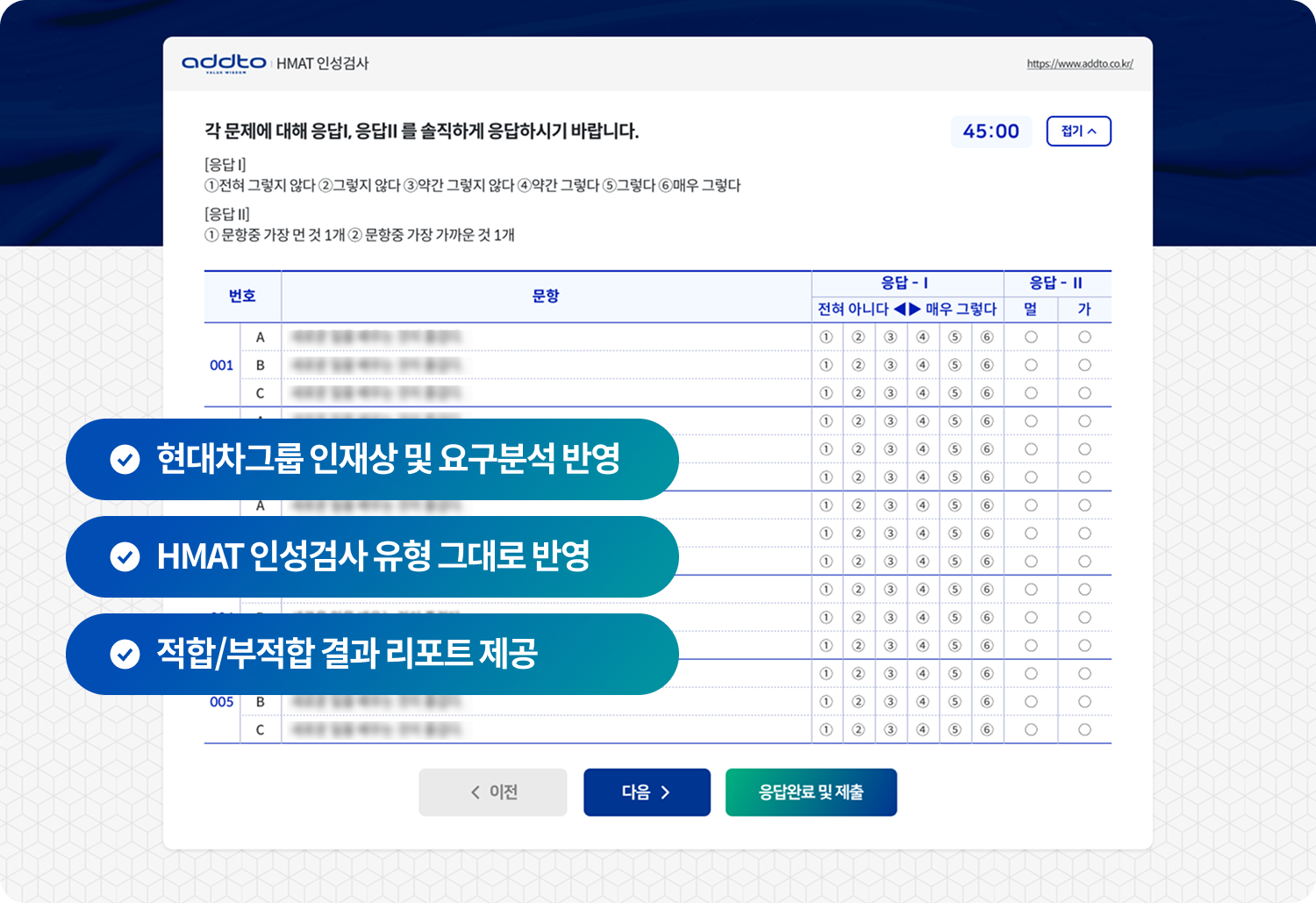 심층검사 (인성)